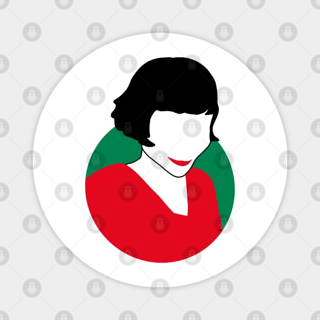 Amelie Poulain Magnet by Bookishandgeeky